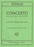 Vivaldi - Concerto in A minor, Op 3 No. 8, RV 522,  for Two Violins and Piano