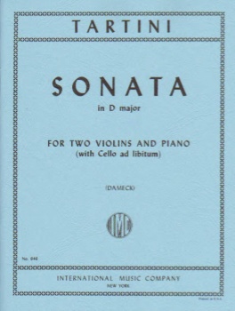 Tartini - Sonata in D major (with Cello ad lib.)