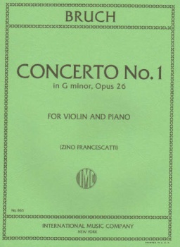 Bruch - Concerto No.1 in G minor, Op 26, for Violin and Piano