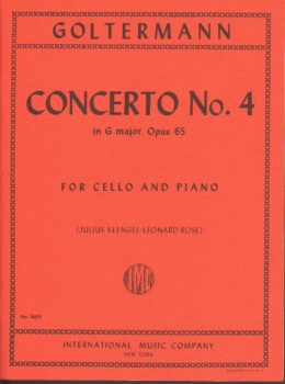 Goltermann - Concerto No.4 in G major, Op 65 for Cello and Piano