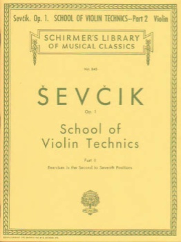 Sevcik - School Of Violin Techique, Op1 Book2