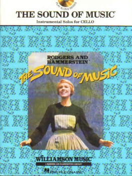 The Sound Of Music for Cello W/ Cd