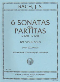 J.S. Bach - 6 Sonatas And Partitas for Violin Solo