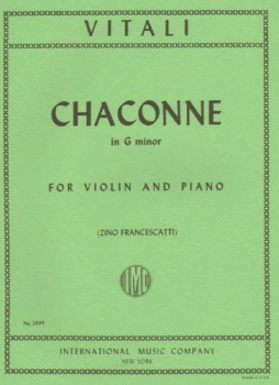 Vitali - Chaconne in G minor for Violin and Piano