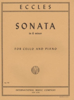 Eccles - Sonata in g minor, for Cello and Piano