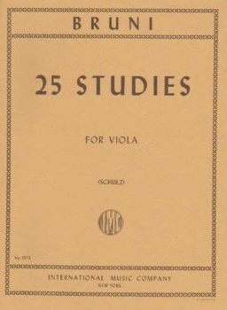 Bruni, A - 25 Studies for Viola