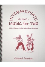 Intermediate Music For Two, Volume 1, Classical Favorites, Violin/Cello