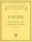 Kayser - 36 Elementary and Progressive Studies for the violin - Complete, Op 20