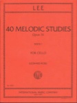 Lee - 40 Melodic Studies, Op 31 for Cello - Book 1