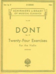 Dont - Tweny-four Exercises for the Violin