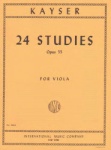 Kayser - 24 Studies Op 55 for Viola