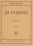 Bruni, A - 25 Studies for Viola