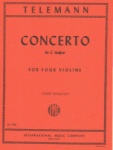 Telemann - Concerto In C Major, for four (4) Violins