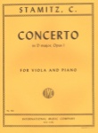 Stamitz - Concerto In D major, Op1, for Viola and Piano