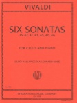 Vivaldi - Six Sonatas, RV 47, 41, 43, 45, 40, 46, for Cello and Piano