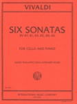 Vivaldi - Six Sonatas, RV 47, 41, 43, 45, 40, 46, for Cello and Piano