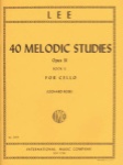 Lee - 40 Melodic Studies, Op 31 for Cello - Book 2