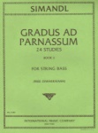 Gradus Ad Parnassum, 24 Studies, Book 2, for String Bass