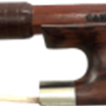 L'Archet Brasil Pernambucco Cello Bow, Nickel Mounted Snakewood Frog