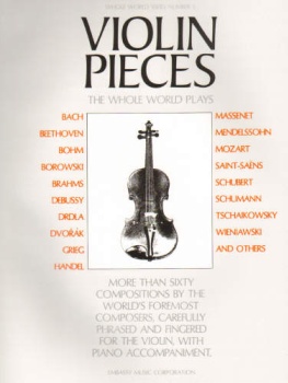 Violin Pieces the Whole World Plays