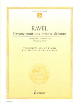 Pavane Pour Une Infante Defunte For Cello And Piano