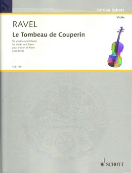 Le Tombeau De Couperin For Violin And Piano