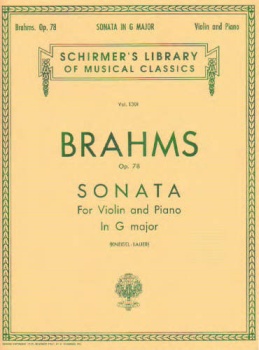 Johannes Brahms - Sonata in G Major, Op 78, violin and piano