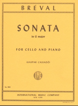 Breval - Sonata In G Major for Cello and Piano