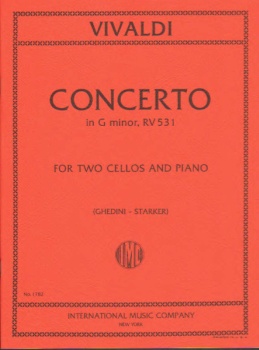 Vivaldi - Concerto In G minor, RV 531, for Two Cellos and Piano