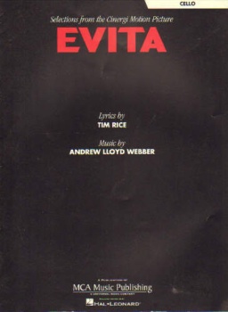 Selections from Evita for cello