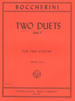 Boccherini - Two Duets, Op 5, for Two Violins