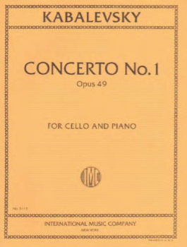 Kabalevsky - Concerto no.1, in G minor, Op 49, for Cello and Piano