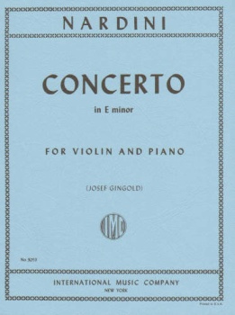 Nardini - Concerto in E minor for Violin and Piano