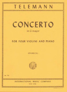 Telemann - Concerto in G major for four violins