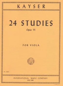 Kayser - 24 Studies Op 55 for Viola