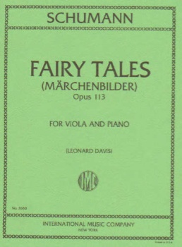 Schumann - Fairy Tales, Op113 (Marchenbilder) for Viola and Piano