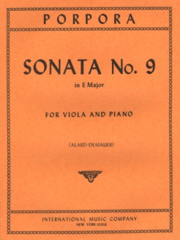 Porpora - Sonata No,. 9 In E Major for Viola and Piano