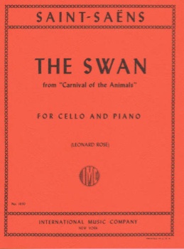 Saint-Saens - The Swan, from "Carnival of the Animals", for Cello and Piano