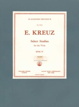 Kreuz - Select Studies for the Viola, Book 4