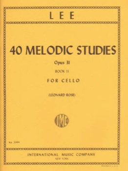 Lee - 40 Melodic Studies, Op 31 for Cello - Book 2