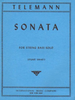 Telemann - Sonata in E minor for String Bass Solo (Originally for Viola da Gamba)
