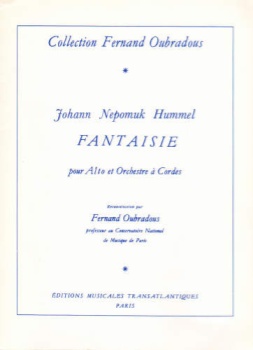 Hummel - Fantaisie for Viola and Orchestra
