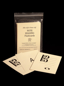 Alto Clef and Tenor Clef Note Reading Flashcards