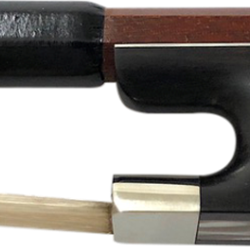 L'Archet Brasil Pernambucco Violin Bow, Full Nickle Mounted Frog