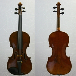 German Violin labeled  Anton Deurer Mittenwald 1902